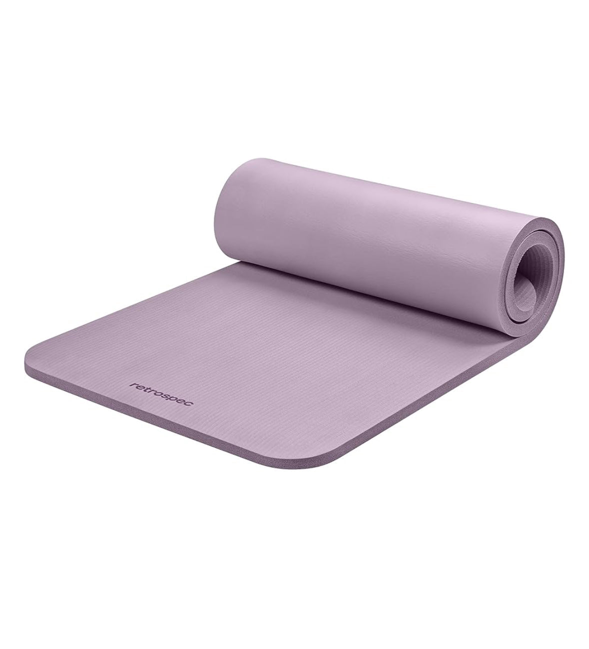 Solana Yoga Mat 1/2" Thick W/Nylon Strap for Men & Women - Non Slip Exercise Mat for Yoga, Pilates, Stretching, Floor & Fitness Workouts