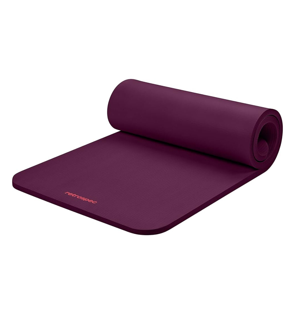 Solana Yoga Mat 1/2" Thick W/Nylon Strap for Men & Women - Non Slip Exercise Mat for Yoga, Pilates, Stretching, Floor & Fitness Workouts